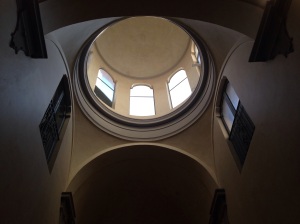 Lucernario sopra lo scalone d'onore di palazzo Morando (Foto Ciabattine)